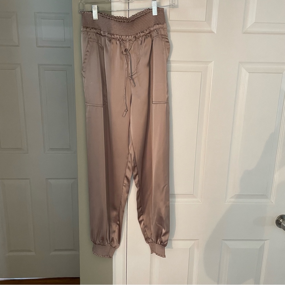 Silky jogger pants